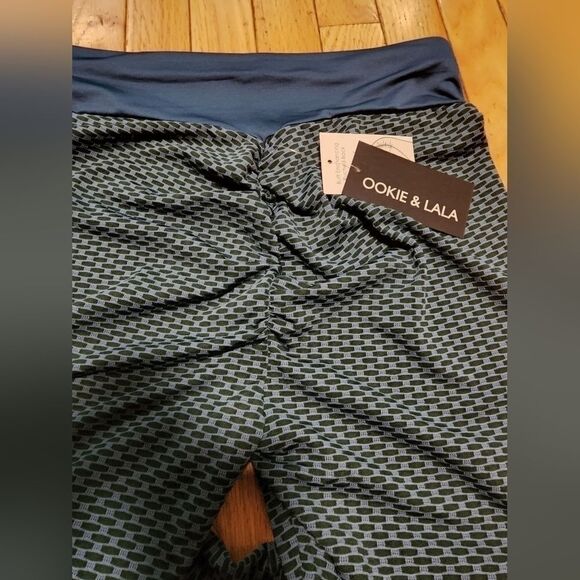 Women's Ookie & Lala Butt Enchancing Ruched Back Athletic Leggings Fitness Sport - Picture 4 of 7